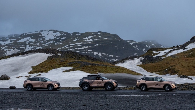 Электрокроссовер Nissan Ariya отправится в автопробег от северного до южного полюса (фото)