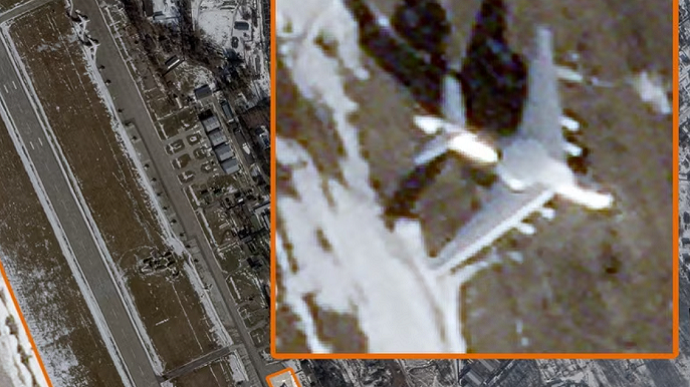 Самолет в Беларуси: спутник показал Ан-50 до удара 