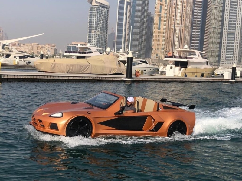 В ОАЭ создали необычные морские суперкары за $40 000 (видео)