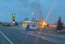 В Бориспольском районе произошел пожар на АЗС